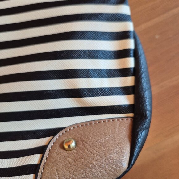 Small stripped crossbody bag purse - Picture 5 of 13